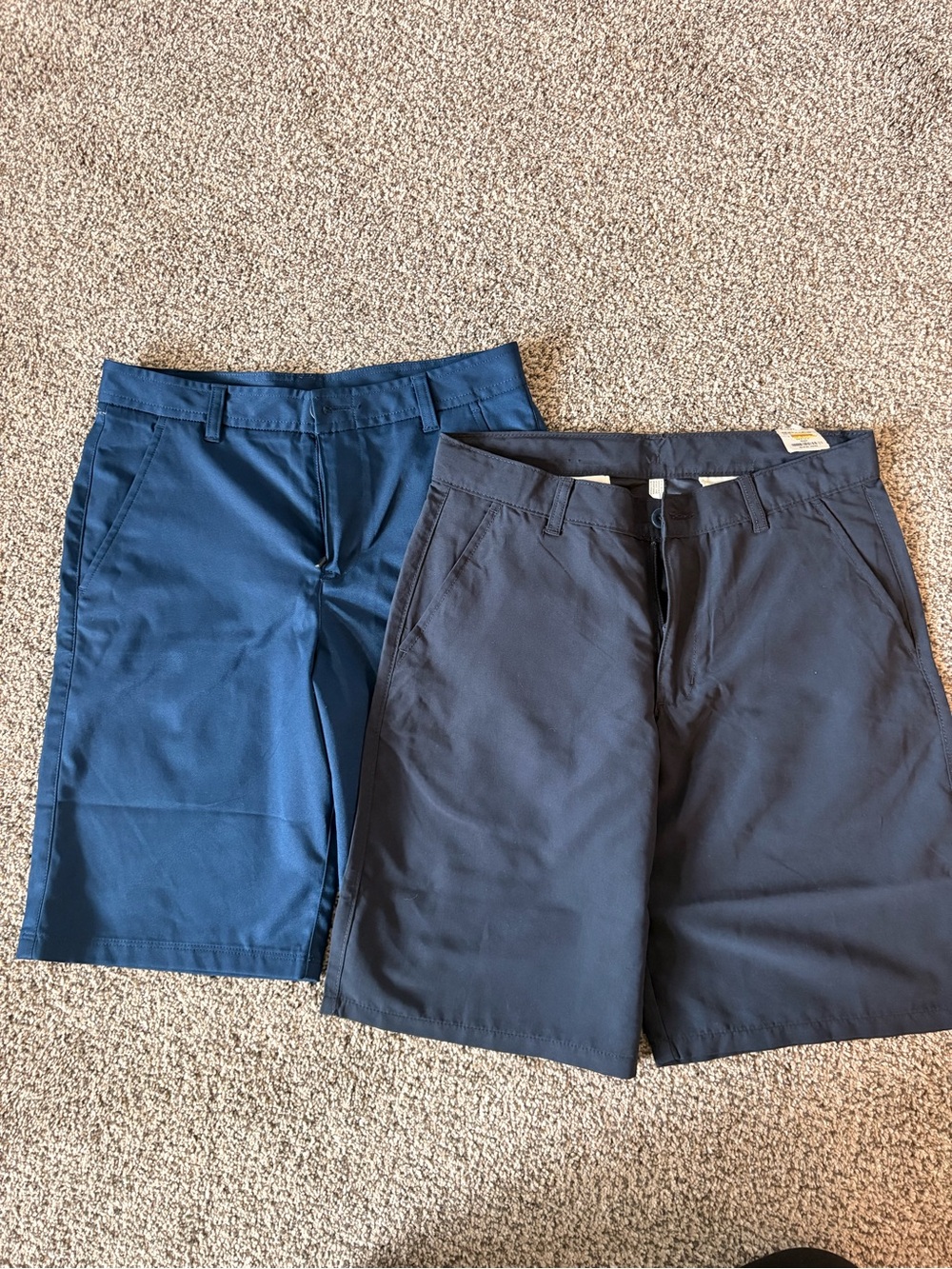 Boys Blue and Navy Performance Shorts